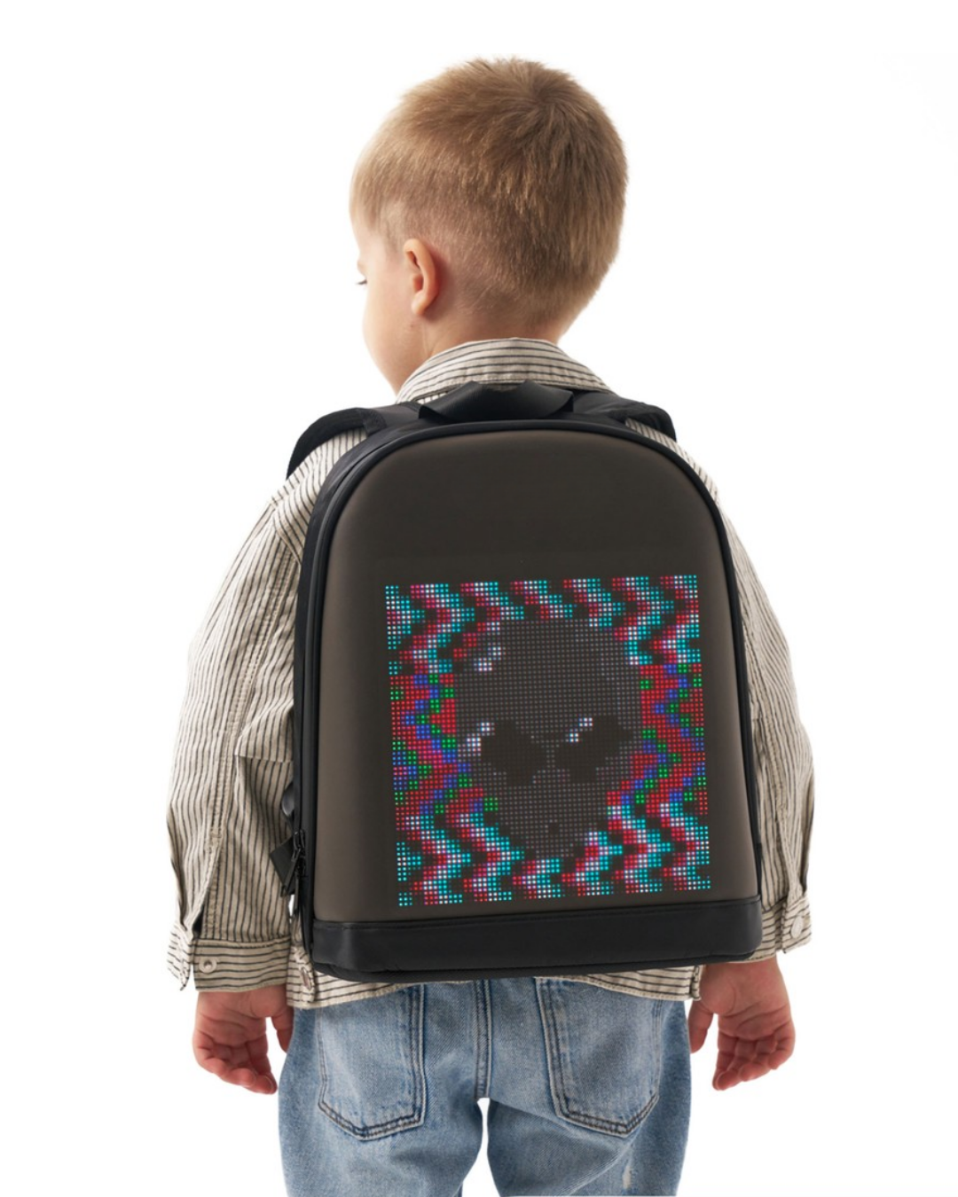 Reyo PixelBag Mini Led Çocuk Çantası Siyah