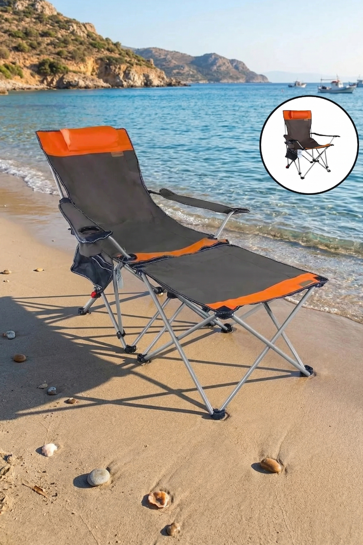 Madfox Prowler 3 Kademeli Yatabilen Kamp Sandalyesi