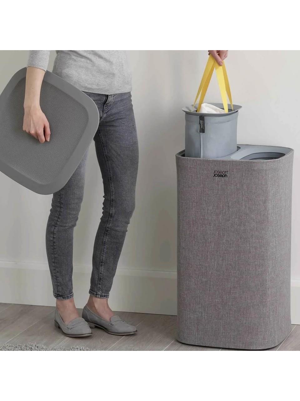 Joseph Joseph 50001 Tota 60 Lt. Çamaşır Ayırma Sepeti - Gri