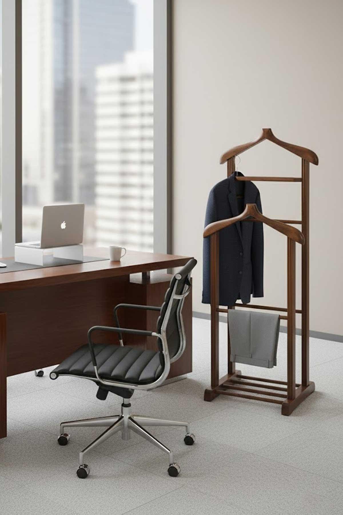 Melada Mobilya Gürgen Çift Tepeli Dilsiz Uşak Cilalı Ceviz MLD0CTCD