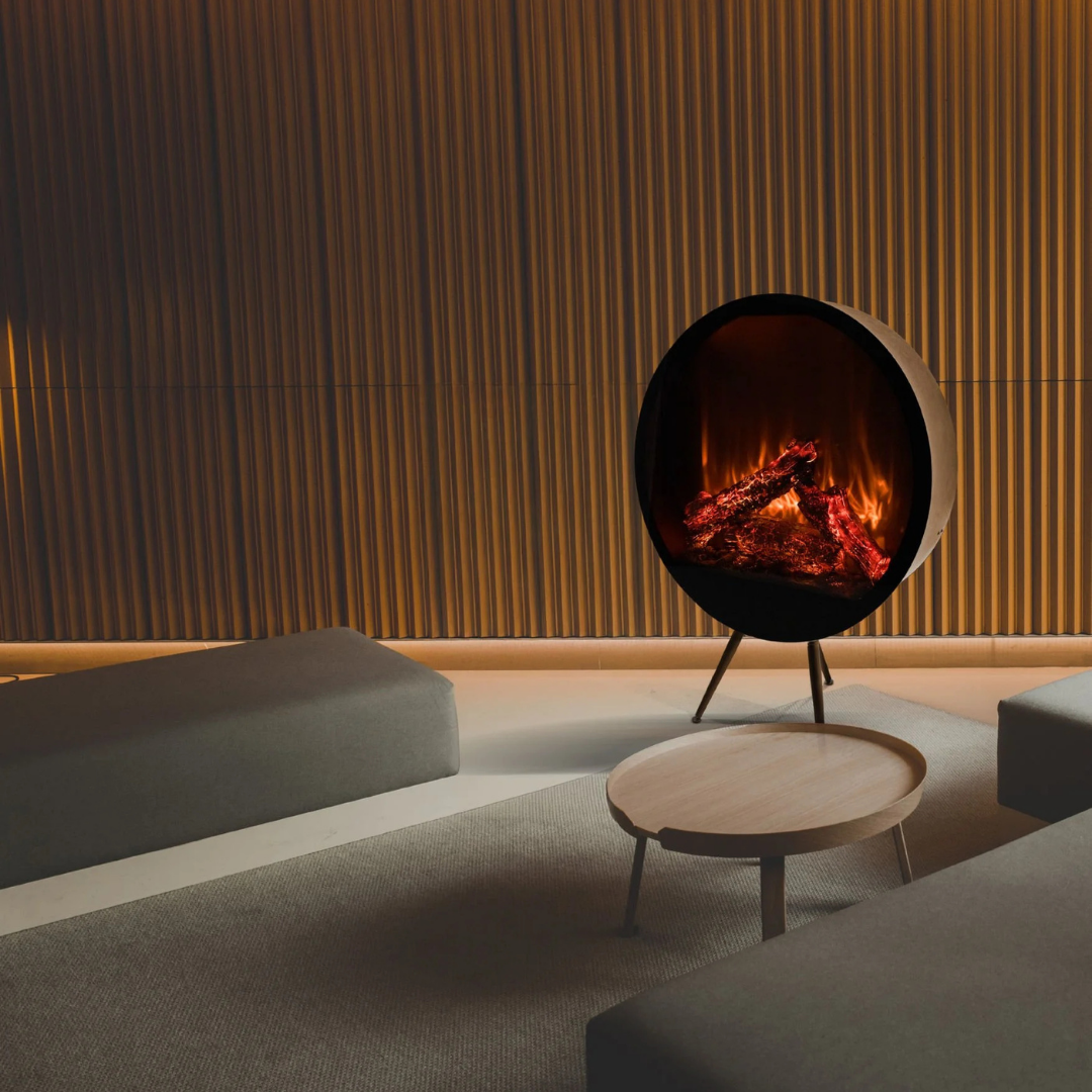 Flameline Kona KN90 2000W Ayaklı Dekoratif Elektrikli Şömine