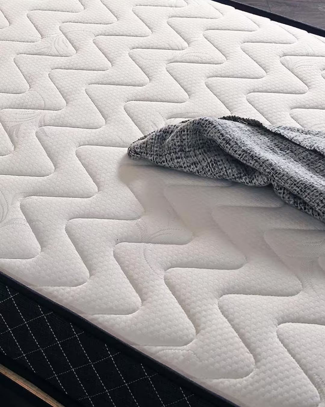 Niron Premium Katlanır Yatak 90x200 cm Paket Yaylı Lüks Yatak ve Kaydırmaz Kumaş Kaplı Karyola