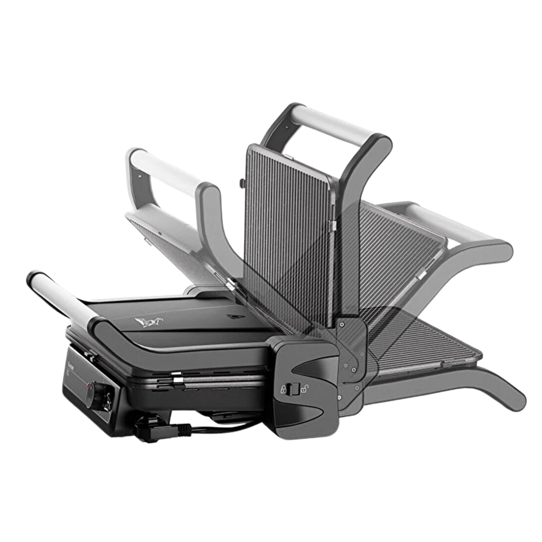 Gazzella TST 1000 Tostum 2000 W Tost ve Izgara Makinesi Siyah - OUTLET