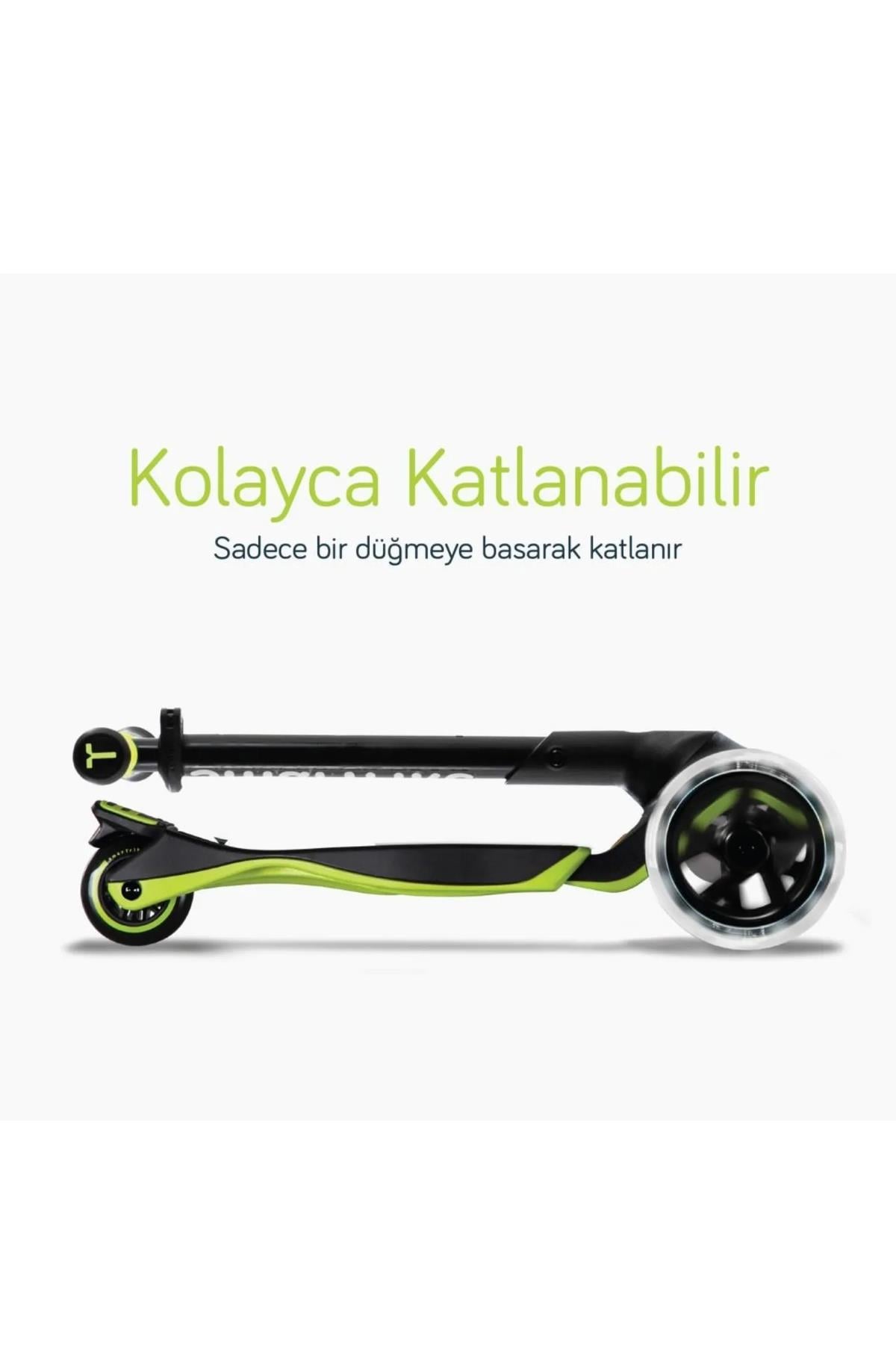 smarTrike Xtend Ride On Sarı Ebeveyn Kontrollü 3 Tekerlekli Çocuk Scooter