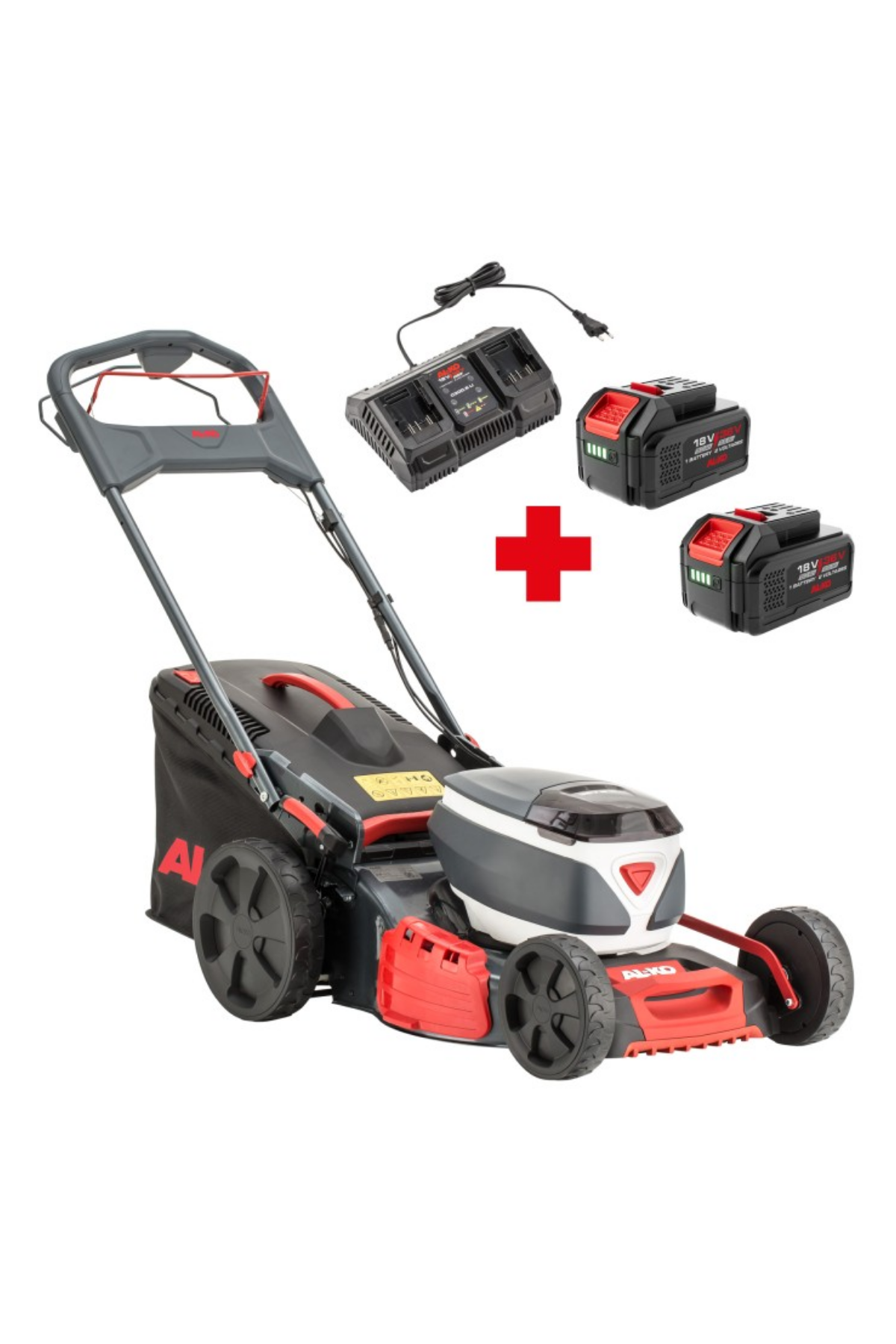 AL-KO 114.173 46.6 Li SP Comfort 2x 5 Ah Akü ve Şarj Cihazlı Çim Biçme Makinesi