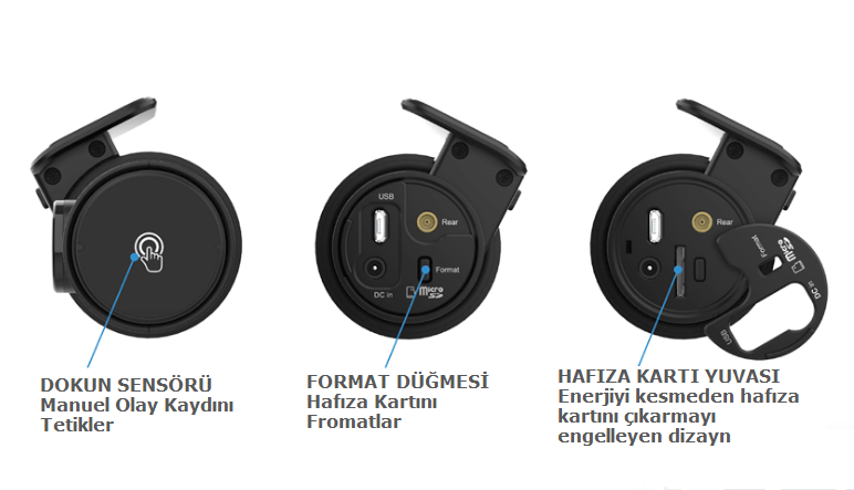 Blackvue DR970X-2CH 4K UHD 2 Kameralı Araç Kamerası