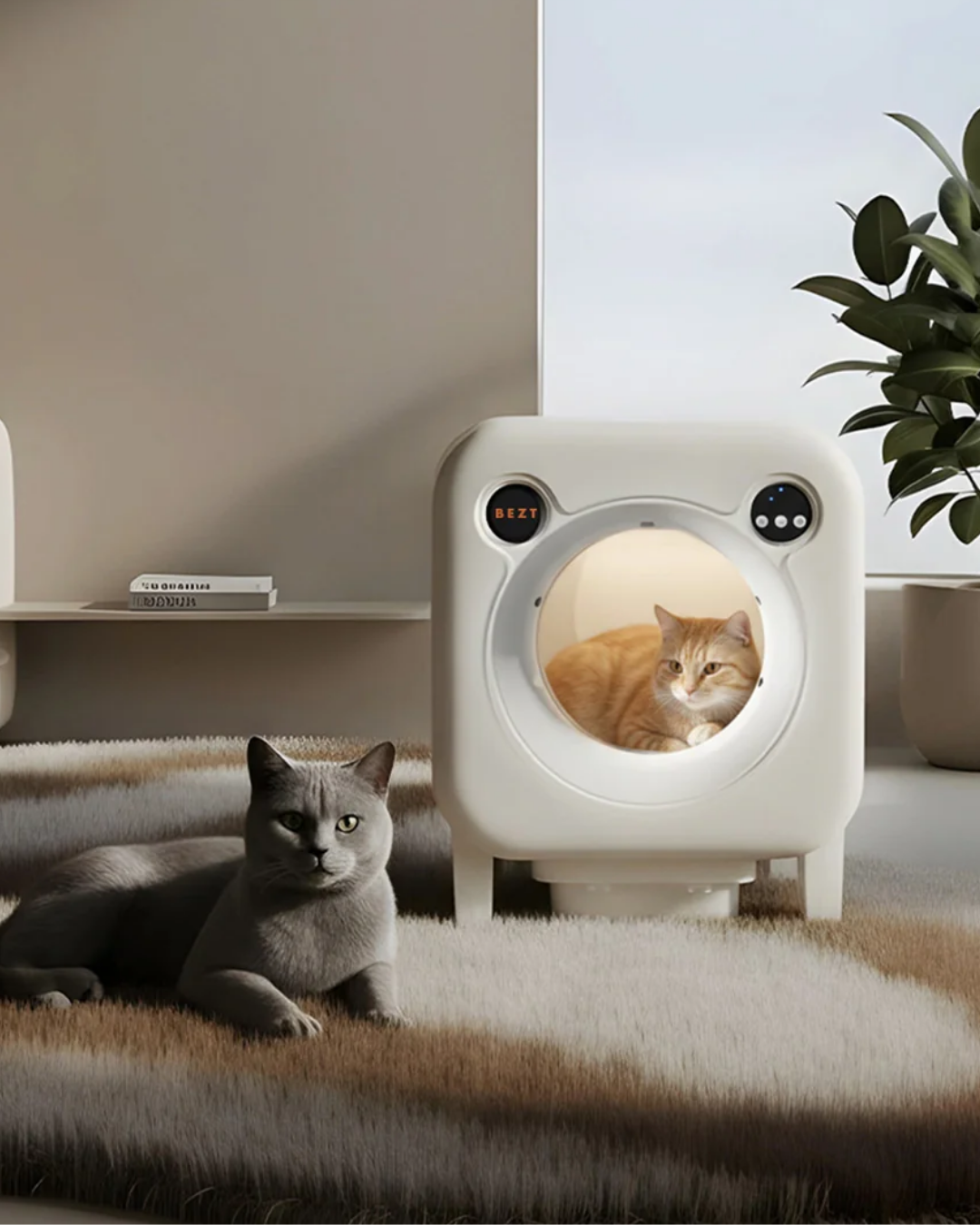Bezt Smart Cat Pro Kameralı Otomatik Akıllı Kedi Tuvaleti
