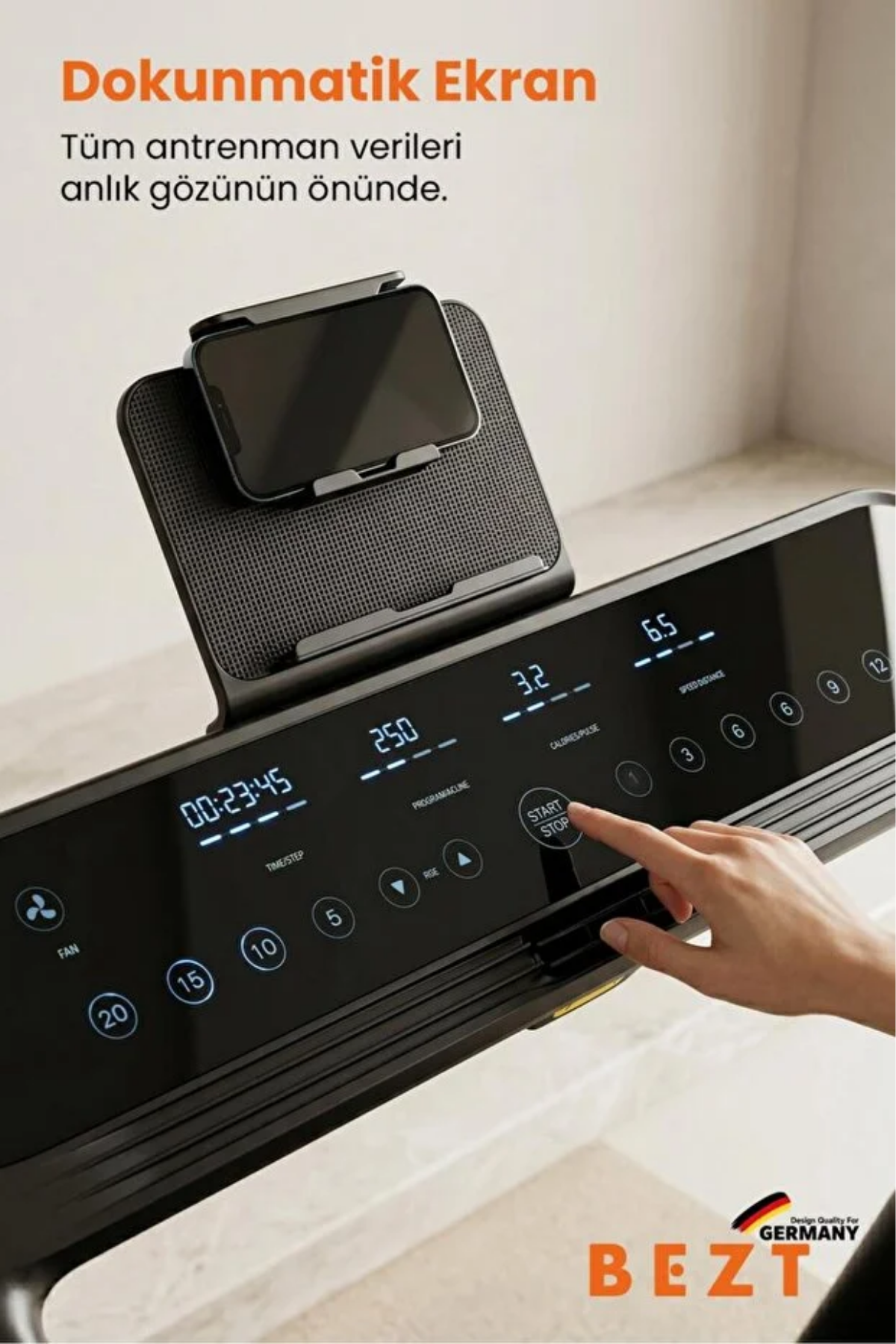 Bezt Run Smart Pro SPR600 Katlanabilir Koşu Bandı Siyah