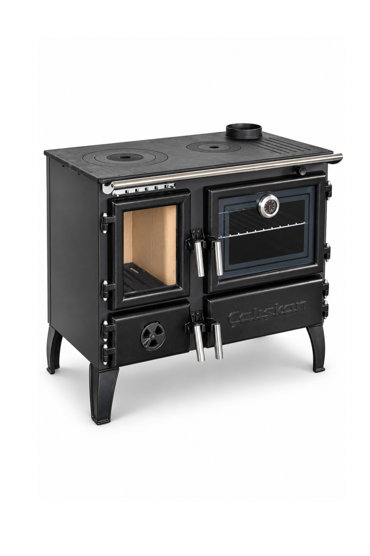 Reyo Stove Rabat Gurme Tuğlalı Fırınlı Şömine Soba EN Sertifikalı