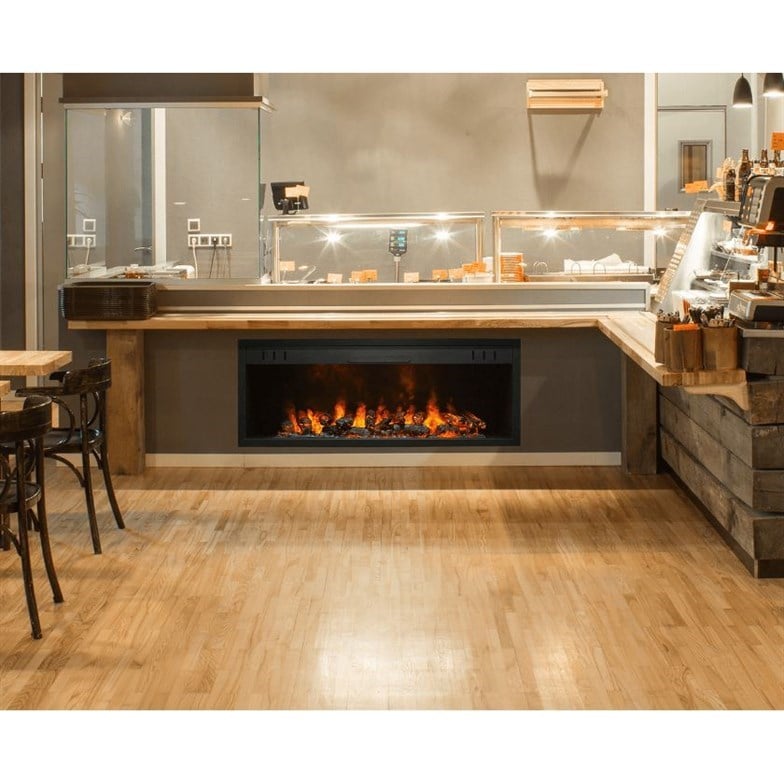 Flameline Vasko VK130 2000 Watt Hazneli 3D Isıtmalı Elektrikli Şömine