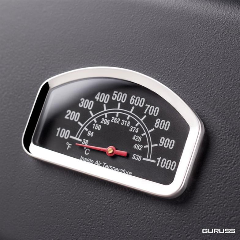 Guruss CG-050 Kömürlü Barbekü Mangal-Oksit Kırmızı