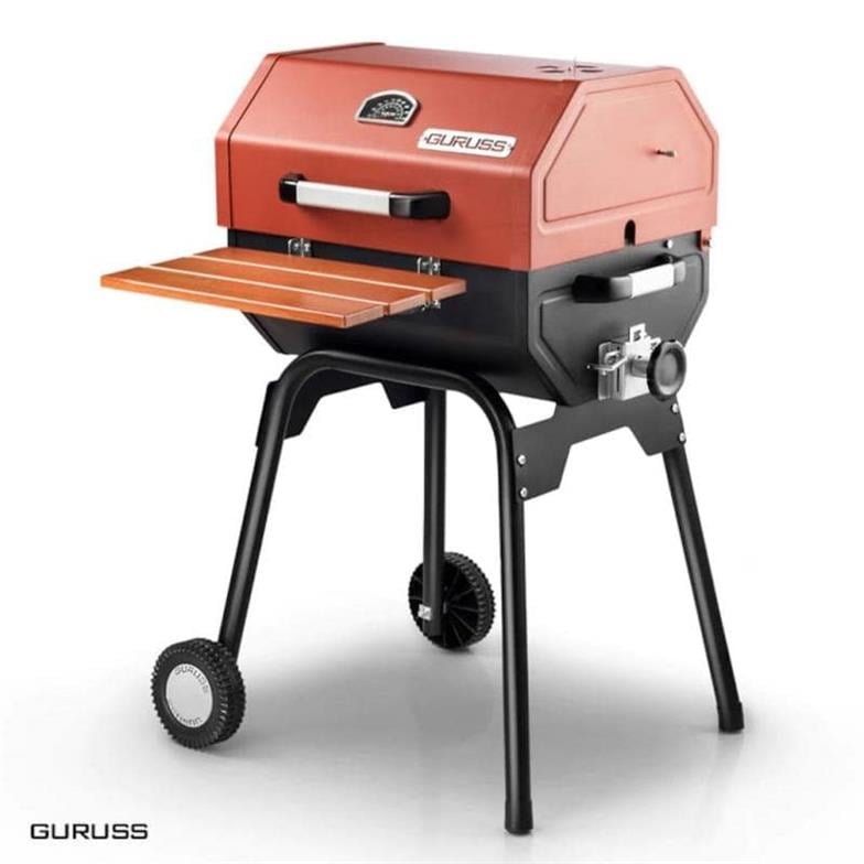 Guruss CG-050 Kömürlü Barbekü Mangal-Oksit Kırmızı