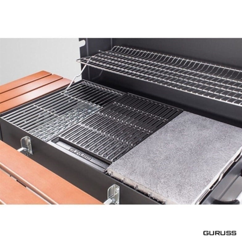 Guruss CG-050 Kömürlü Barbekü Mangal Tam Set Kırmızı