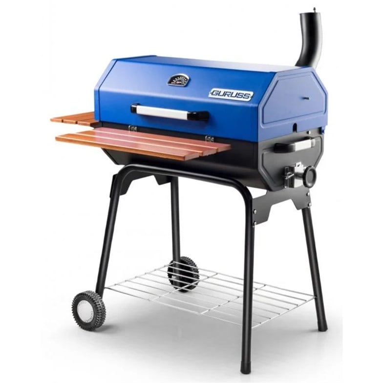 Guruss CG-075 Kömürlü Barbekü Mangal Tam Set Gece Mavisi