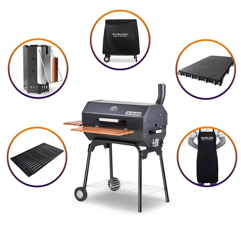Guruss Cg-075 Kömürlü Barbekü Mangal Tam Set