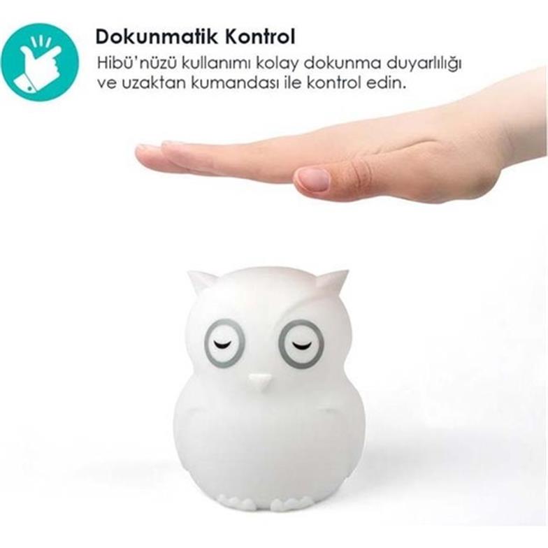 Hibü - Silikon Led Gece Lambası