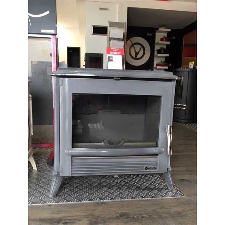Invicta Modena 10 KW İthal Döküm Şömine Soba Gri