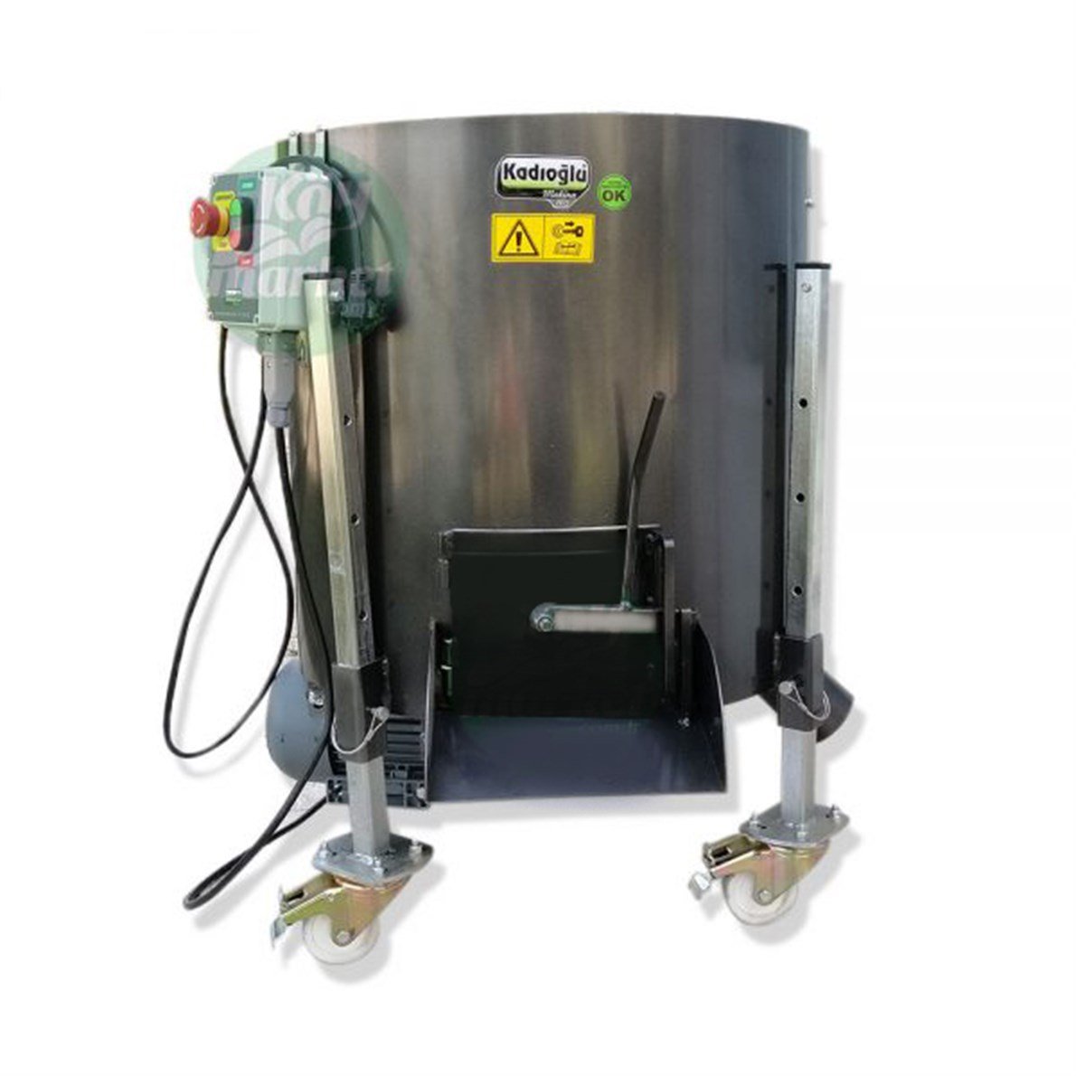 Kadıoğlu Cks90 Standart Devirli Ceviz Soyma Makinası 170 Litre