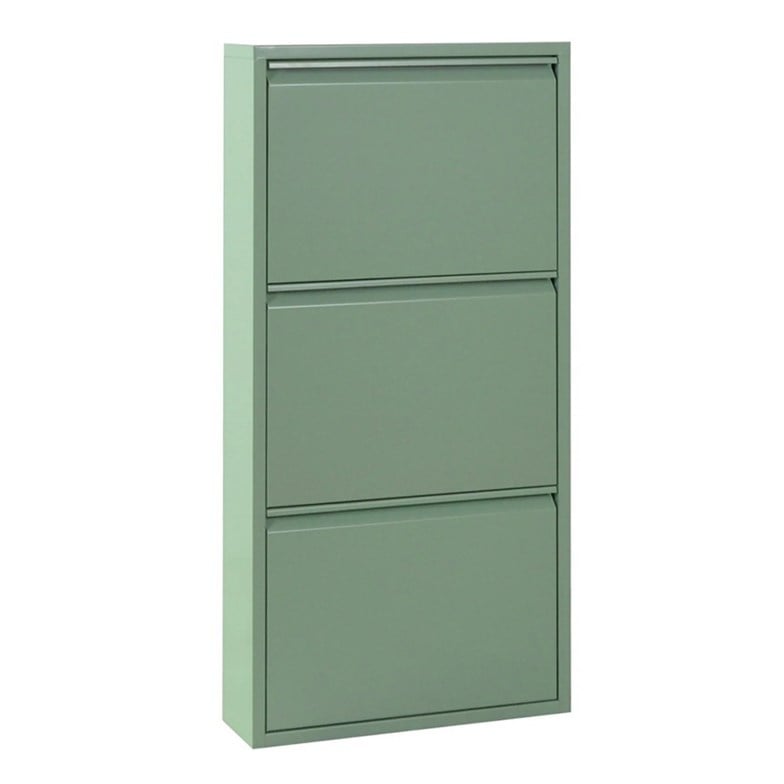 Kaser Metal Yeşil 3'lü Metal Ayakkabılık DC-072