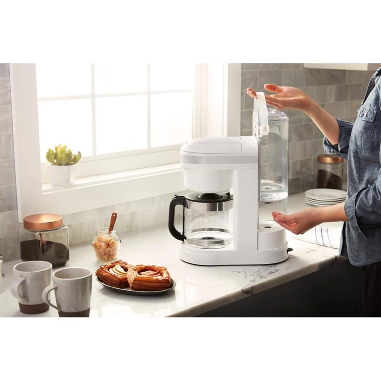 KitchenAid 5KCM1208EWH Classic White Filtre Kahve Makinesi