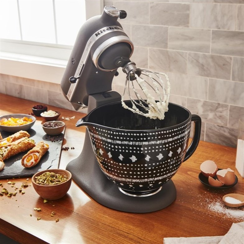 KitchenAid 5KSM2CB5PTA  4.7 lt Stand Mikser İçin Seramik Kase Siyah