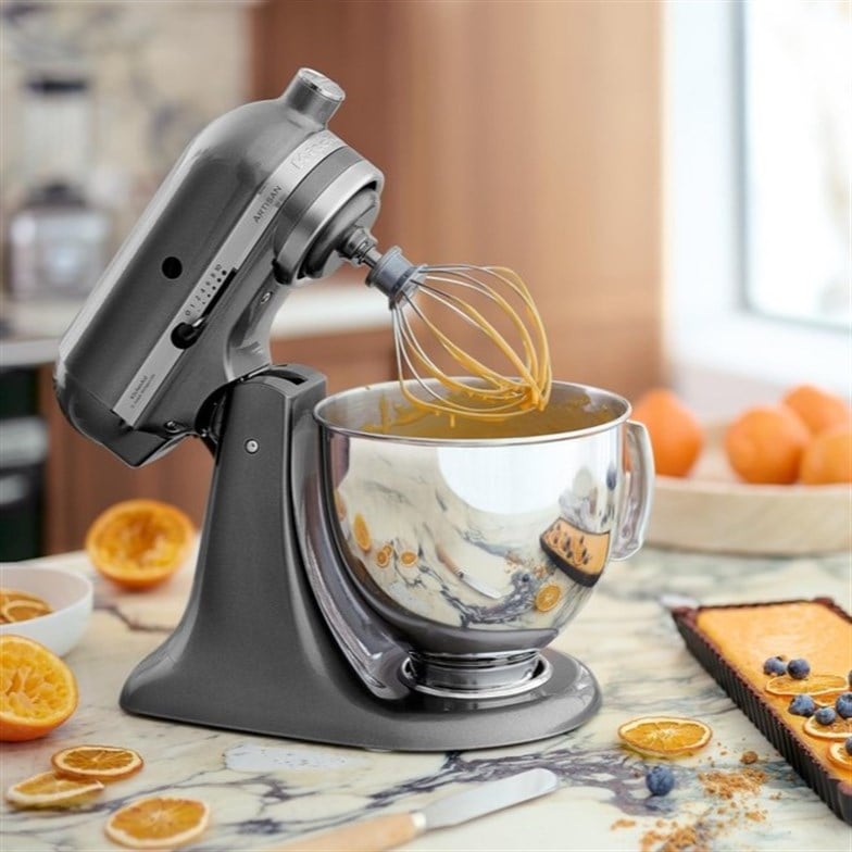 KitchenAid Artisan 5KSM175PSEMS Medallion Silver 300 W 4.8 lt Mutfak Şefi