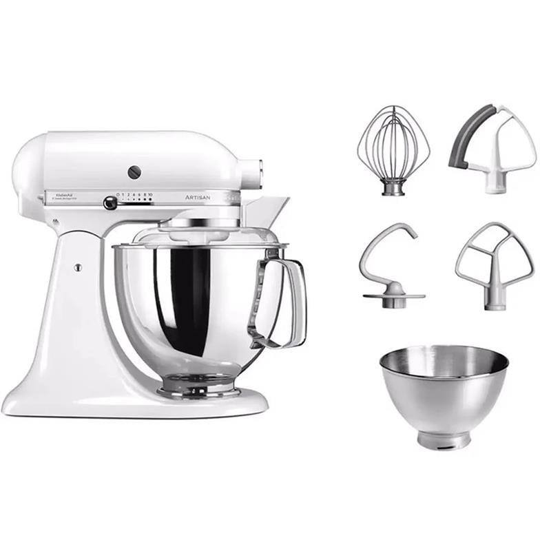 KitchenAid Artisan 5KSM175PSEWH White 300 W 4.8 lt Stand Mikser