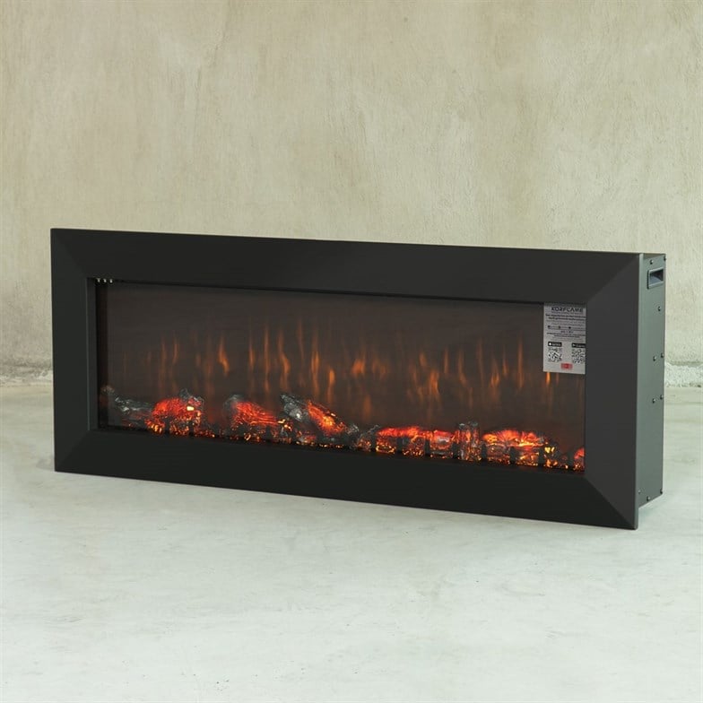 Korflame Kormet 130S 2000 Watt Ses Efektli Isıtmalı Elektrikli Şömine