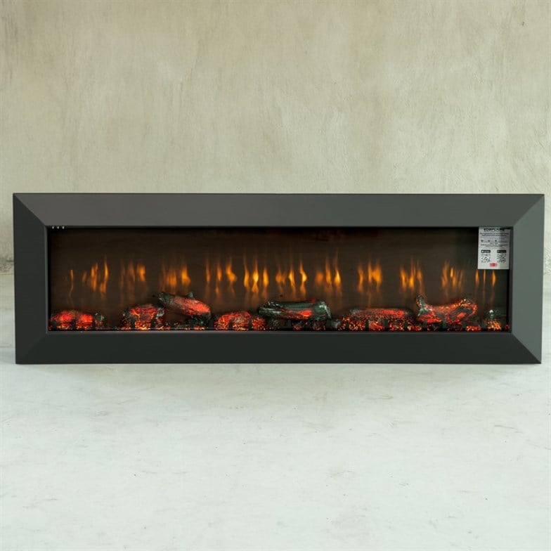 Korflame Kormet 160S 2000 Watt Ses Efektli Isıtmalı Elektrikli Şömine