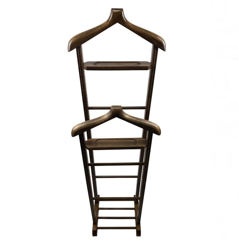 Melada Mobilya Gürgen 155 cm Çift Tepeli Dilsiz Uşak Ceviz Cilalı Double