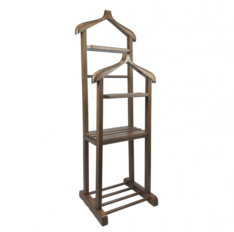 Melada Mobilya Gürgen Çift Tepeli Dilsiz Uşak Cilalı Ceviz Double Sehpalı