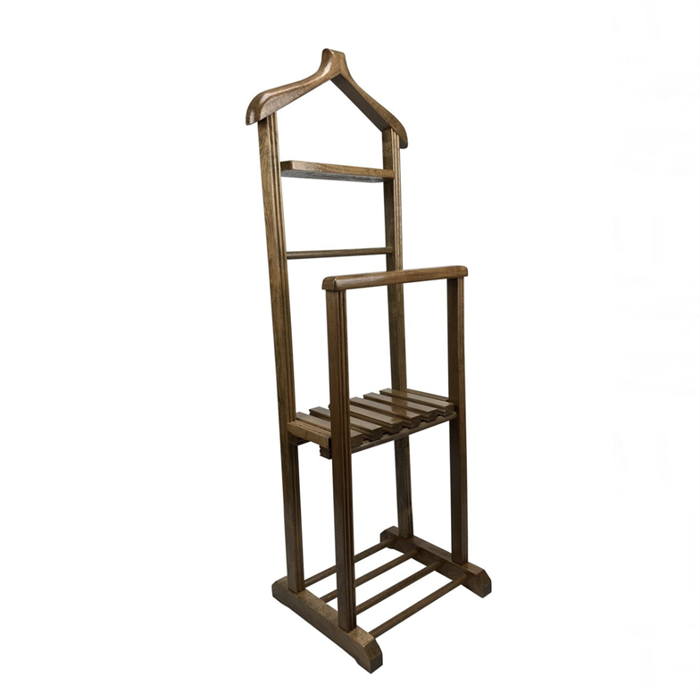 Melada Mobilya Gürgen İkili Dilsiz Uşak Ceviz Cilalı Sehpalı