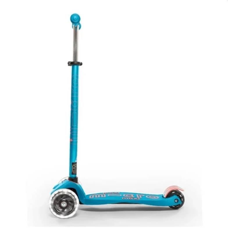 Micro Maxi Micro Deluxe LED 3 Tekerlekli Scooter Aqua