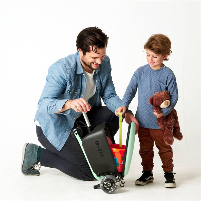 Micro Micro Ride On Luggage Junior Katlanır Scooter Bagaj