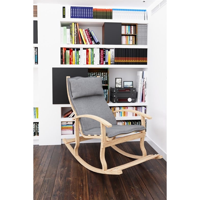 Mobildeco Padişah Ahşap Sallanan Sandalye