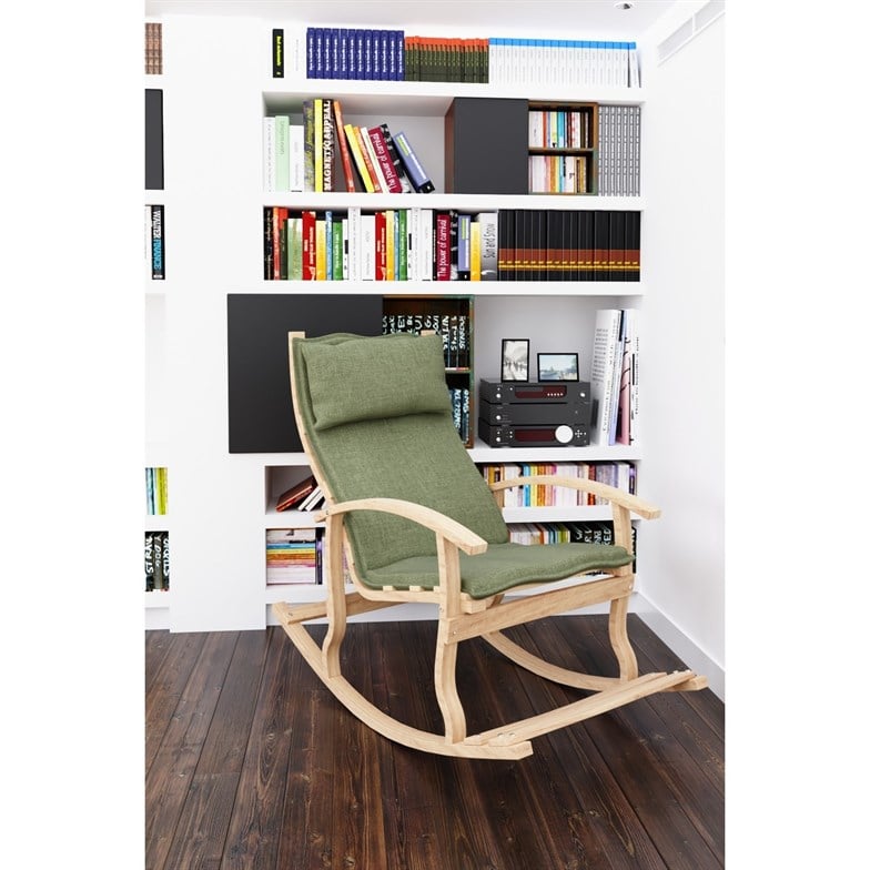 Mobildeco Padişah Ahşap Sallanan Sandalye