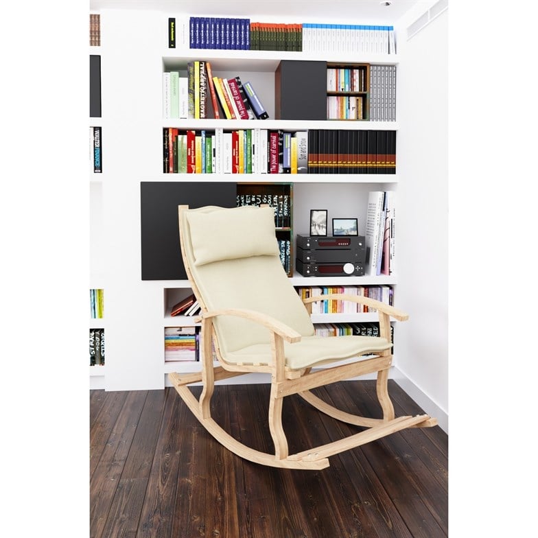 Mobildeco Padişah Ahşap Sallanan Sandalye