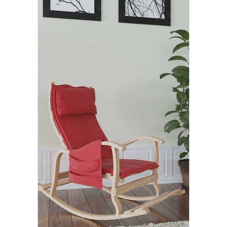 Mobildeco Sultan Ahşap Sallanan Sandalye