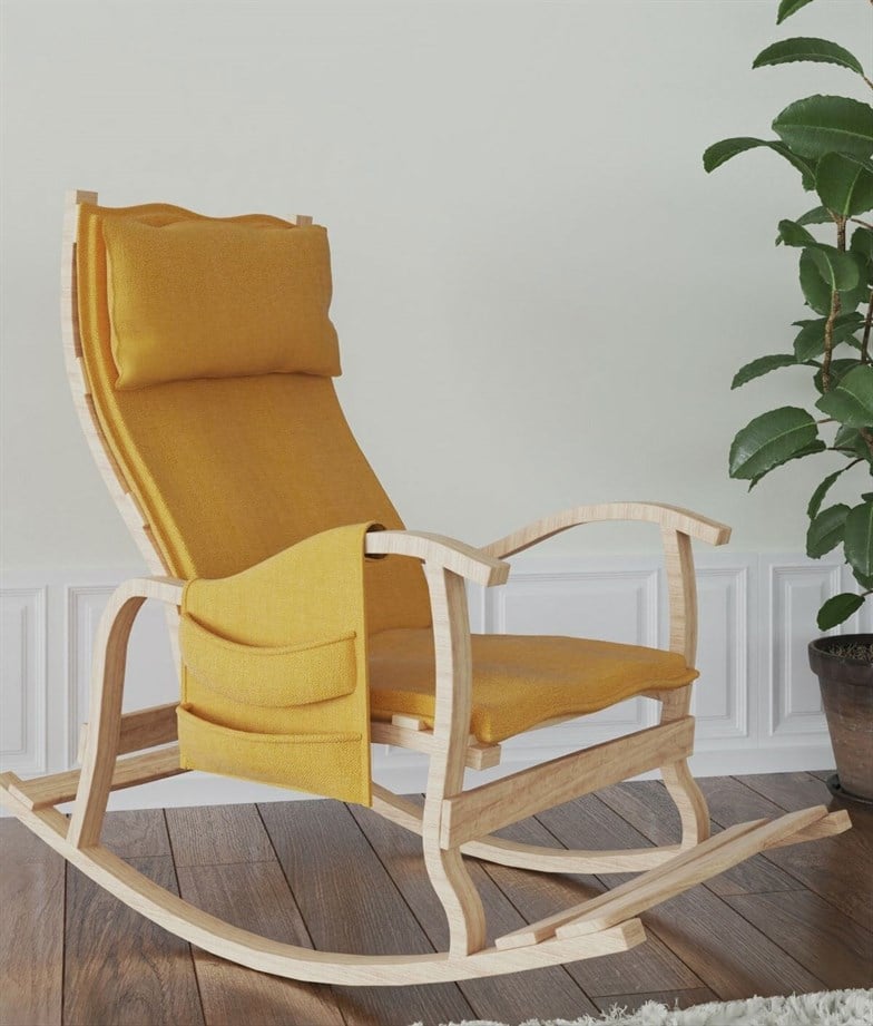 Mobildeco Sultan Ahşap Sallanan Sandalye