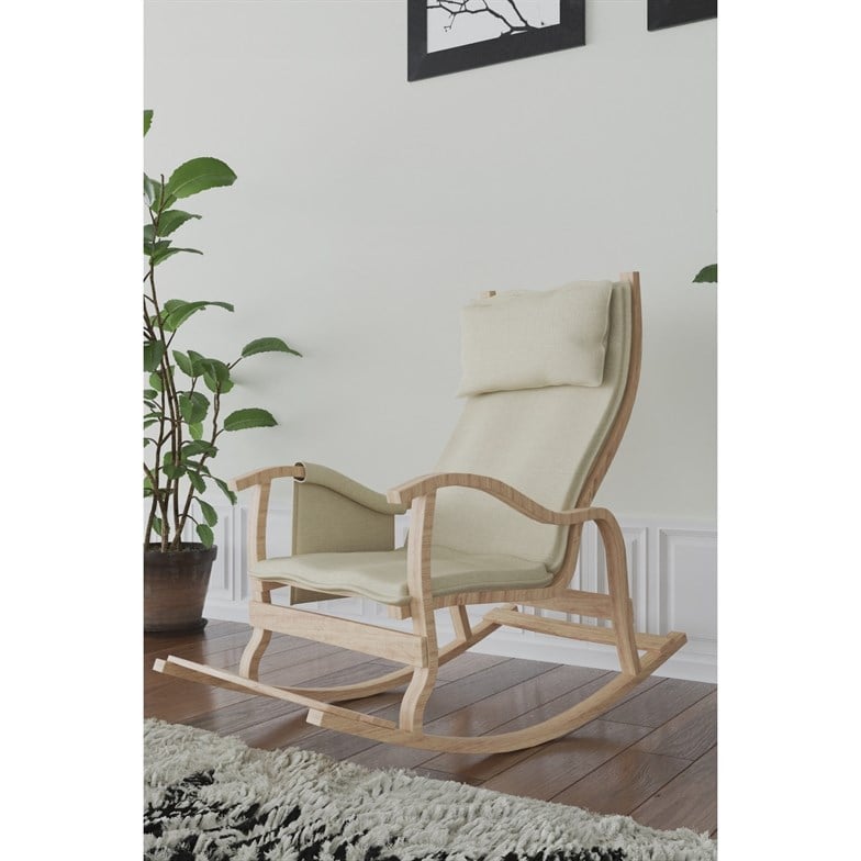 Mobildeco Sultan Ahşap Sallanan Sandalye