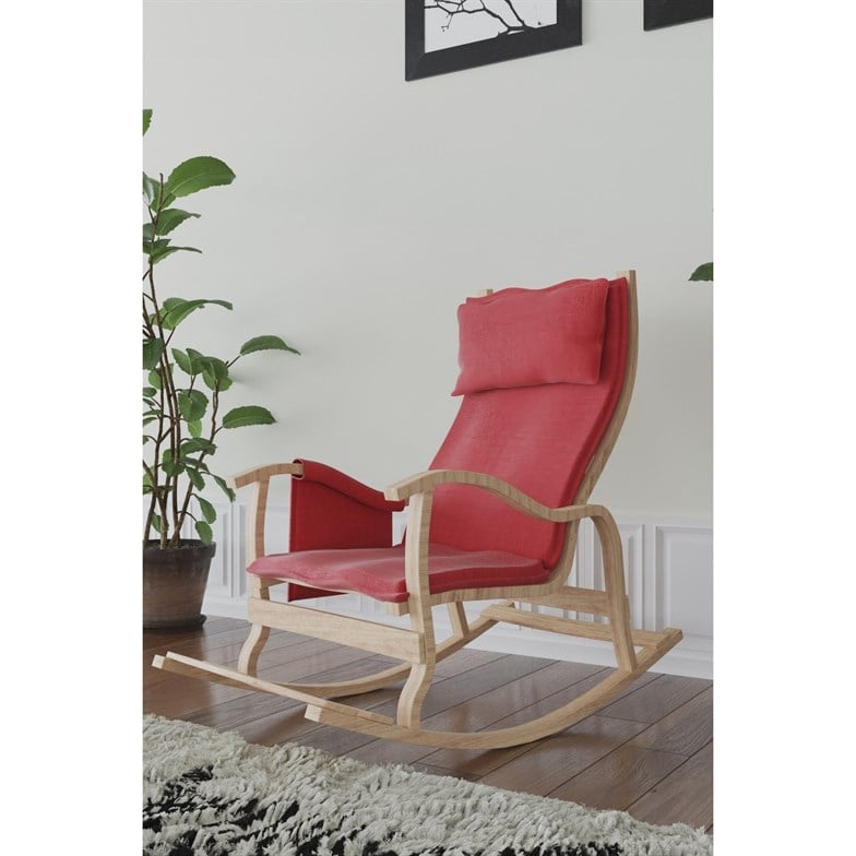 Mobildeco Sultan Ahşap Sallanan Sandalye