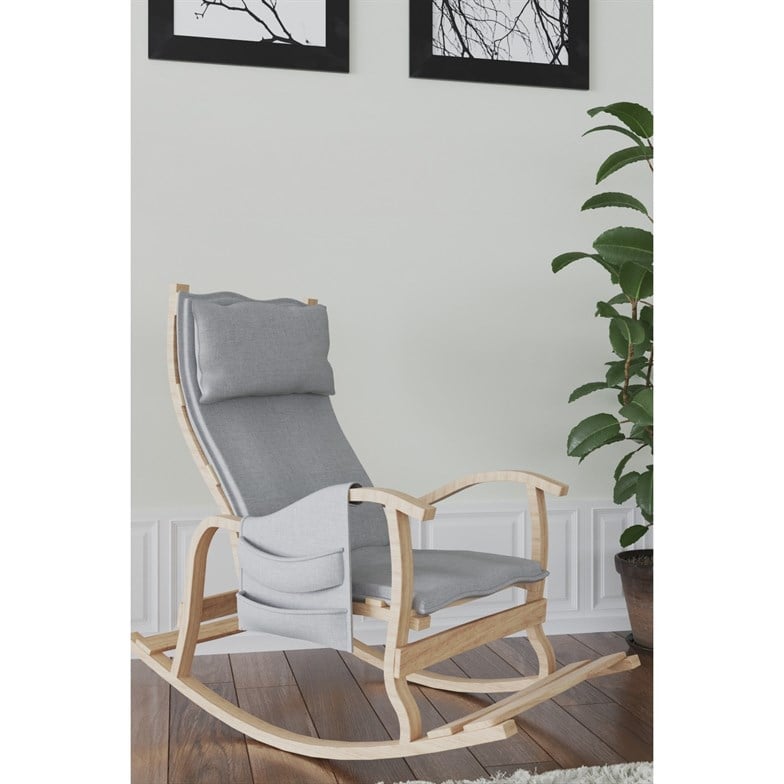 Mobildeco Sultan Ahşap Sallanan Sandalye