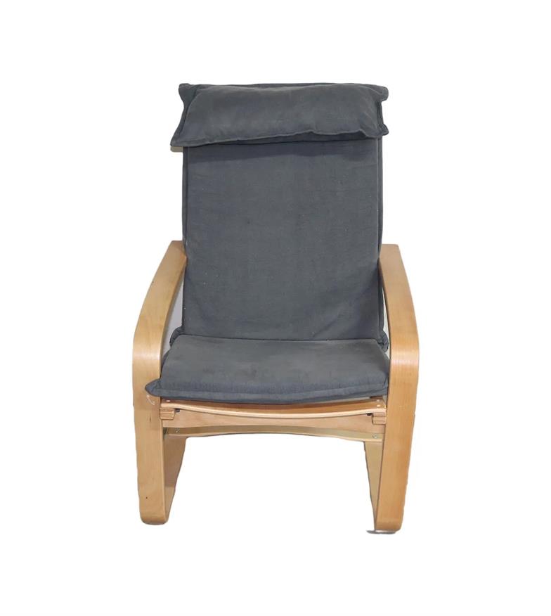 Mobildeco Yaylanır Dinlenme Koltuğu Ahşap Füme