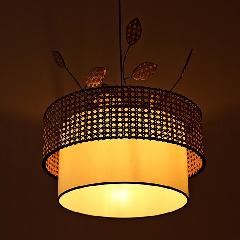 Mylamp Yaprak Doğal Hazeran Avize 50x30x55 cm