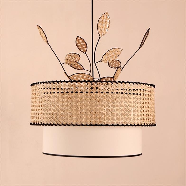 Mylamp Yaprak Doğal Hazeran Avize 50x30x55 cm