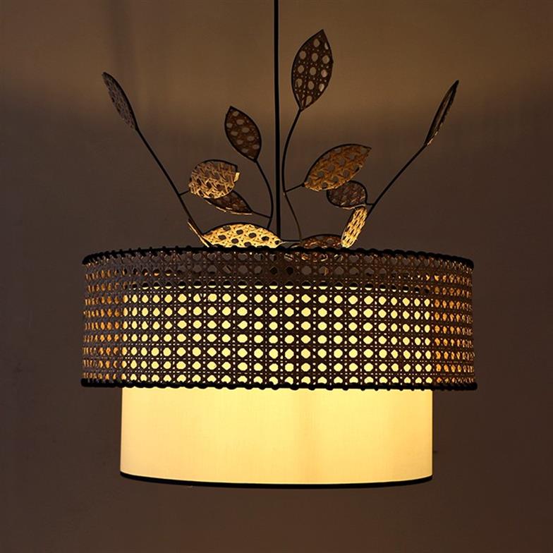 Mylamp Yaprak Doğal Hazeran Avize 50x30x55 cm