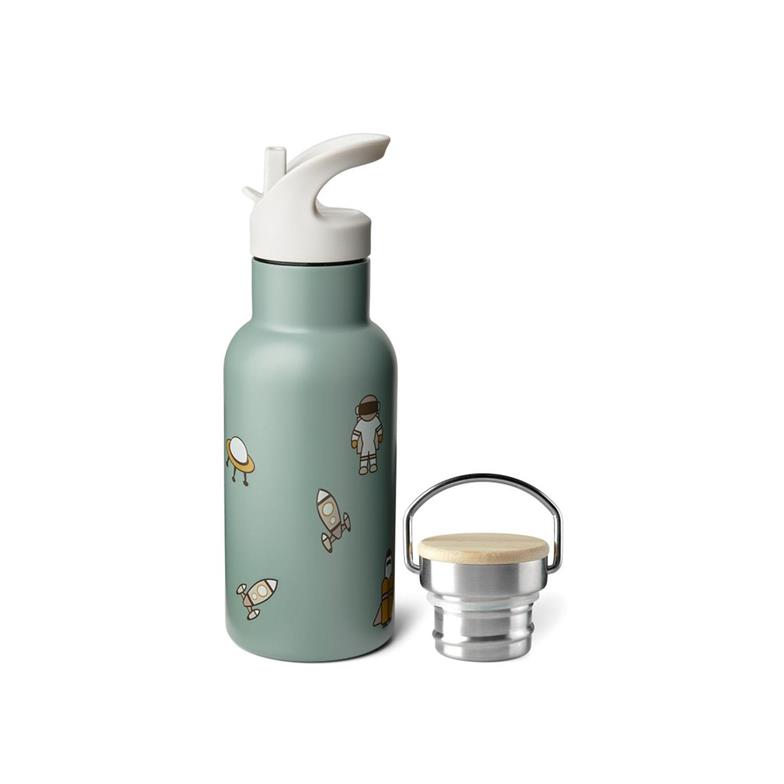 Nuuroo Bertil Pipetli Paslanmaz Çelik Termos Light Green Space Yeşil 350 ML