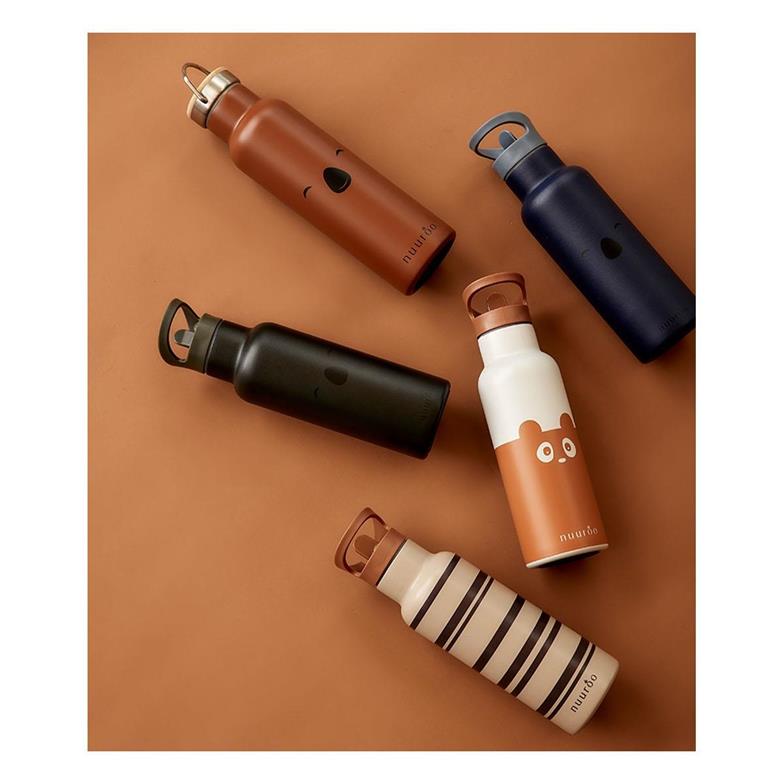 Nuuroo Bertil Pipetli Paslanmaz Çelik Termos Koala Chimera Siyah 350 ML