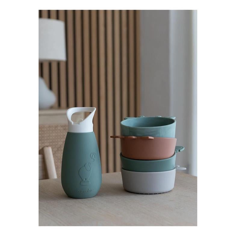 Nuuroo Pax Silikon Pipetli Suluk Dusty Green Yeşil 350 ML
