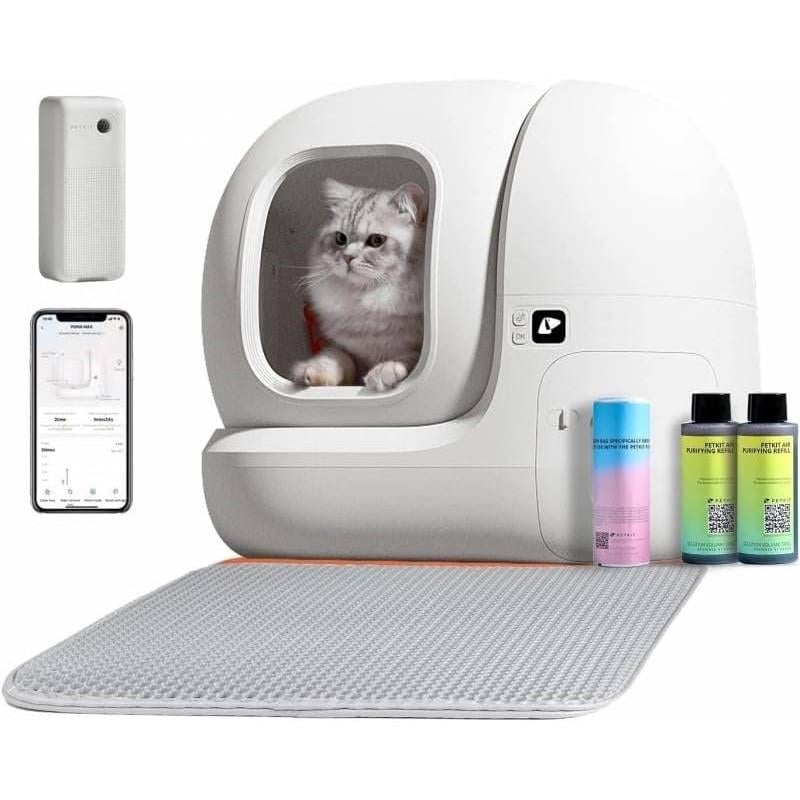 Petkit Pura Max Beyaz Akıllı Kedi Tuvaleti